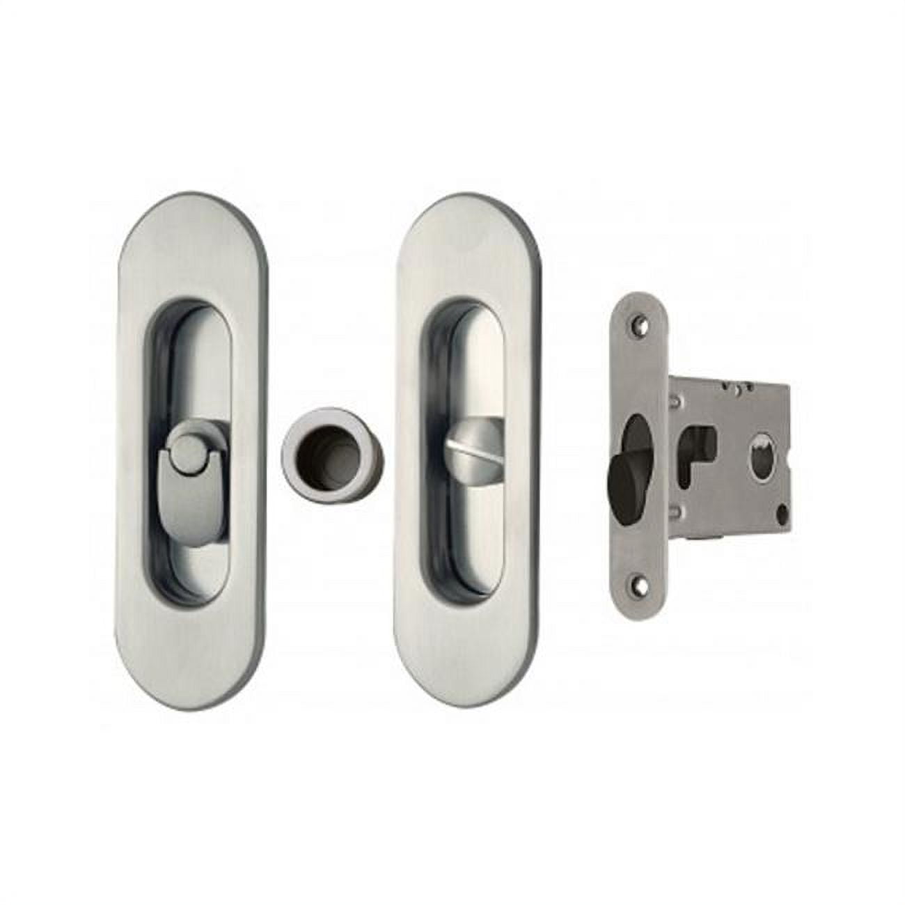 AHI Pocket Door Kits 125 mm Privacy Polished Chrome Pocket Door Privacy