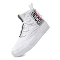 thumbnail image 1 of AHICO Mens Fashion Walking Lace Up High Top Shoes Stylish Running Athletic Casual Shoes, 1 of 4