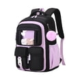 thumbnail image 1 of AHMOMEI 18.5" Gradient Print Backpack, Large Capacity Daypack with Adjustable Shoulder Straps, Water-resistant Rucksack Daily Outings, 1 of 6