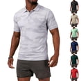 thumbnail image 1 of AHMOMEI Camo Polo T Shirts for Men Lightweight Quick Dry Short Sleeve Dress Shirts for Men Moisture Wicking Collared Mens Golf Polo Shirt, 1 of 5
