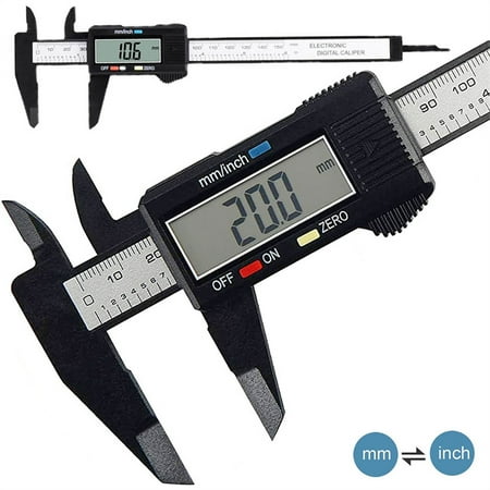 AHOME 150mm Electronic Digital Caliper Carbon Fiber Dial Vernier Caliper Gauge Micrometer Measuring Tool Digital Ruler