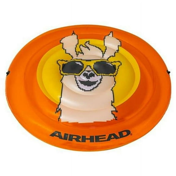 AHPF067 Llama Pixel Pool Float, Orange