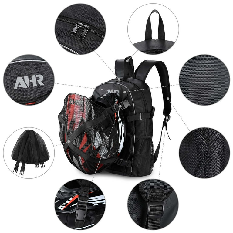 Cycling backpack with helmet holder new arrivals