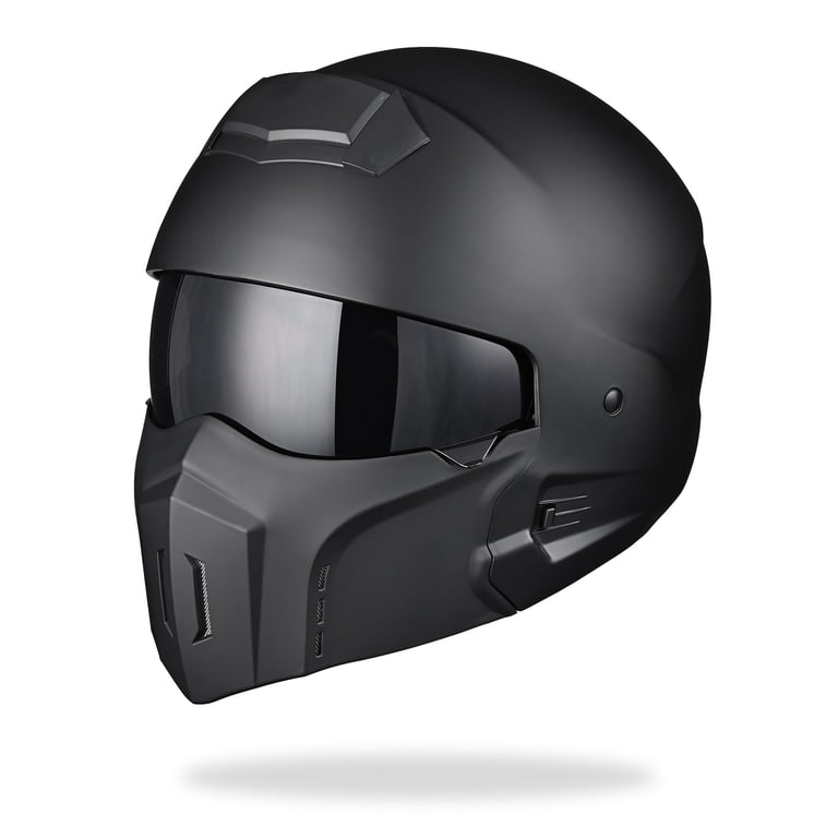 full face motorcycle helmet removable jaw 1Storm Modular Bike Flip up Dual Visor Sun Shield: HB89 Matt Black : Automotive Classics Full Face/Half Helmet Removable