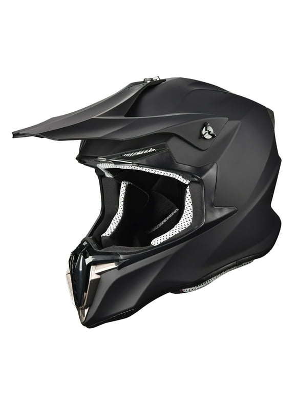 Offroad Full Face Motorcycle Helmet Motocross Dirt ATV DOT Matte Black XL