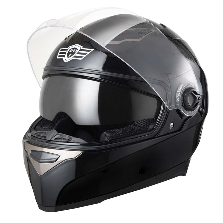 AHR RUN-F1 DOT Approved Full Face Motorcycle Helmet with Dual