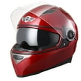 thumbnail image 1 of AHR RUN-F1 DOT Motorcycle Full Face Helmet Dual Visors Sun Shield Lightweight ABS Street Bike Snowmobile Touring, 1 of 11