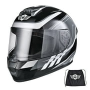 AHR RUN-F3 Full Face Motorcycle Helmet DOT Approved Street Bike Motocross XXL
