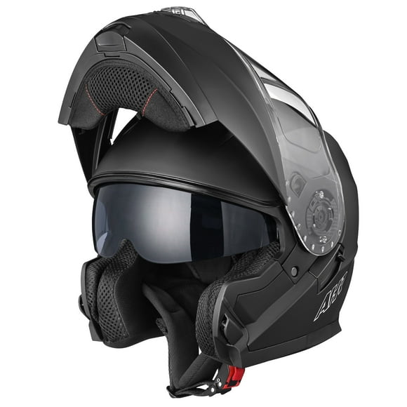 AHR RUN-M3 Modular Flip Up Helmet Full Face Dual Visor DOT Motorcycle Bike L