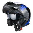 thumbnail image 1 of AHR RUN-M3 Modular Flip Up Helmet Full Face Dual Visor DOT Motorcycle Bike XXL, 1 of 9