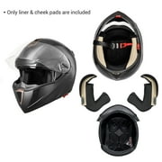 AHR Replacement Top Liner and Cheek Pads Kit for RUN-M1 Size M