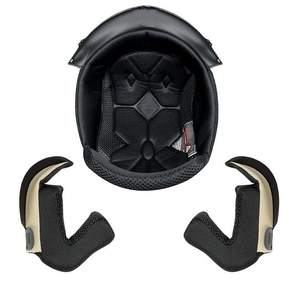 AHR Replacement Top Liner and Cheek Pads Kit for RUN-M1 Size XL