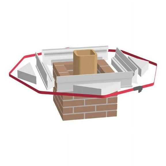 AHRENS CHIMNEY TECHNIQUE, INC. 12 in. Suppport Triangles For Victorian Crown Forms, Box Of 4