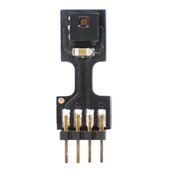 AHT25 Temperature Humidity Sensor Module, I2C Interface 2%RH High Precision 2.2-5.5V Temperature Humidity Detection Board for Environmental Monitoring