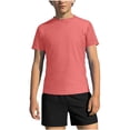 thumbnail image 1 of AHTJRT Boys Swimsuits Crewneck Shirt Swim Tops and Board Shorts Lightweight Summer Rash Guard Short Sleeve Bathing Suits Orange 5-6 Years, 1 of 10