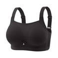 thumbnail image 1 of AHTJRT Bras for Women Wearable Gather Fixed Pad Pump Bras with Adjustable Straps Supportive Maternity Bras for Pregnancy Black XXL, 1 of 8