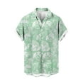 thumbnail image 1 of AHTJRT Classic Aloha Hawaiian Shirt for Men with Pineapple Prints Button Down Short Sleeve Shirt Multicolor 2XL, 1 of 3