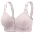 thumbnail image 1 of AHTJRT Front Closure Bras for Women Adjsutable Strap Mastecomy Post Surgery Bralettes Convenient Full Coverage Seamless Everyday Bras Purple L, 1 of 2