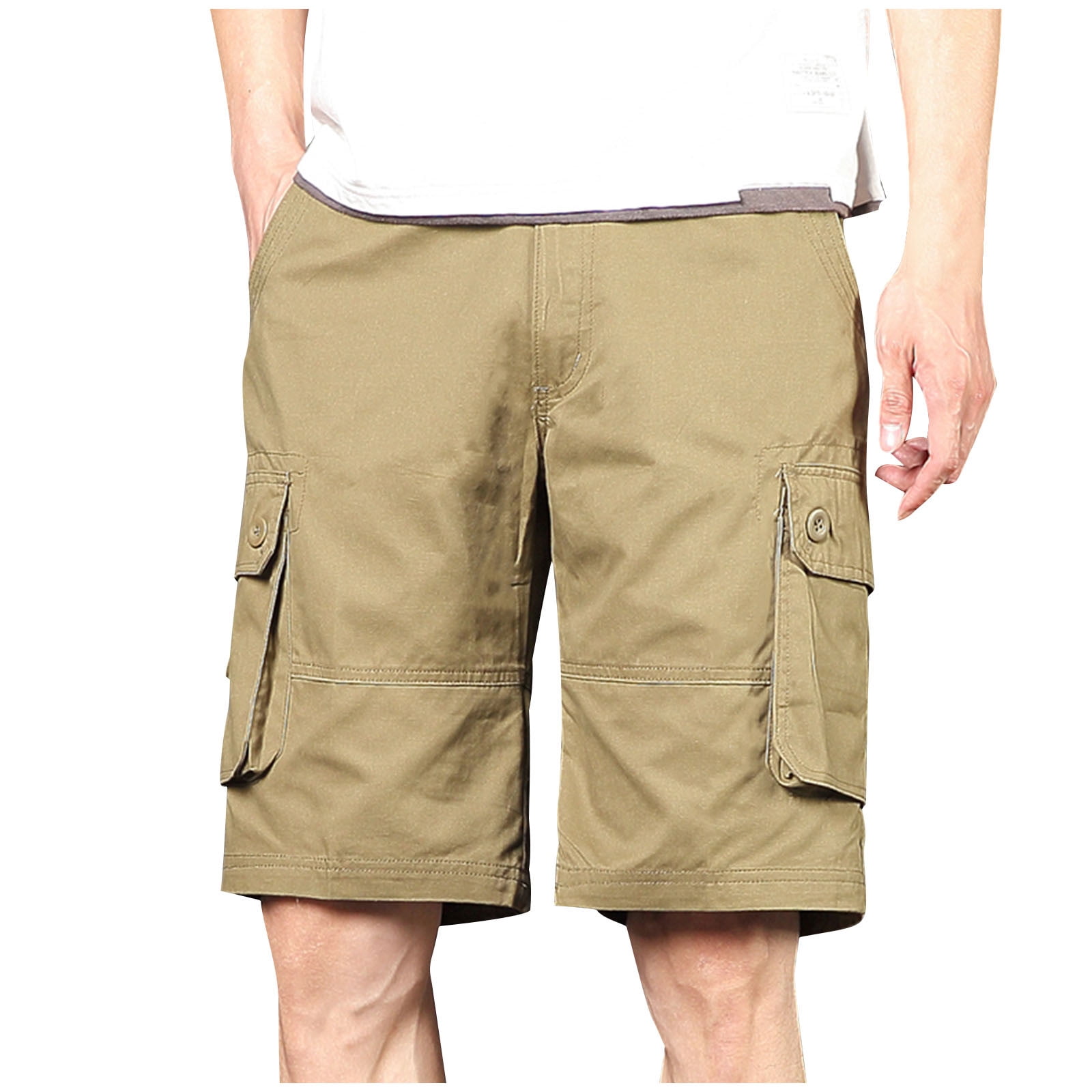 Alan Mens Cargo Shorts With Multi Pockets Durable Breathable Cotton Blend For Adventure Seekers main image 0