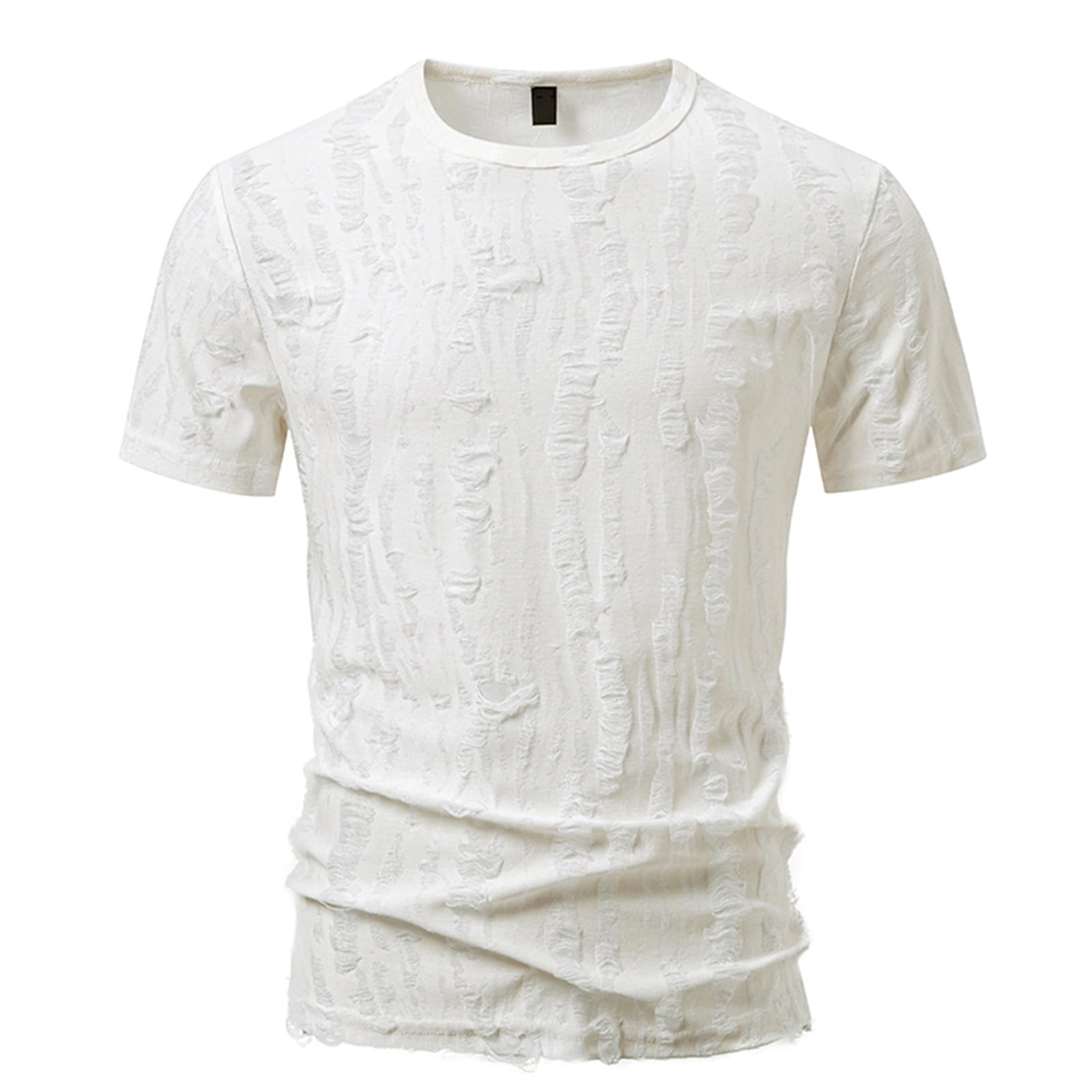 Men's Distressed Short Sleeve T-Shirt
