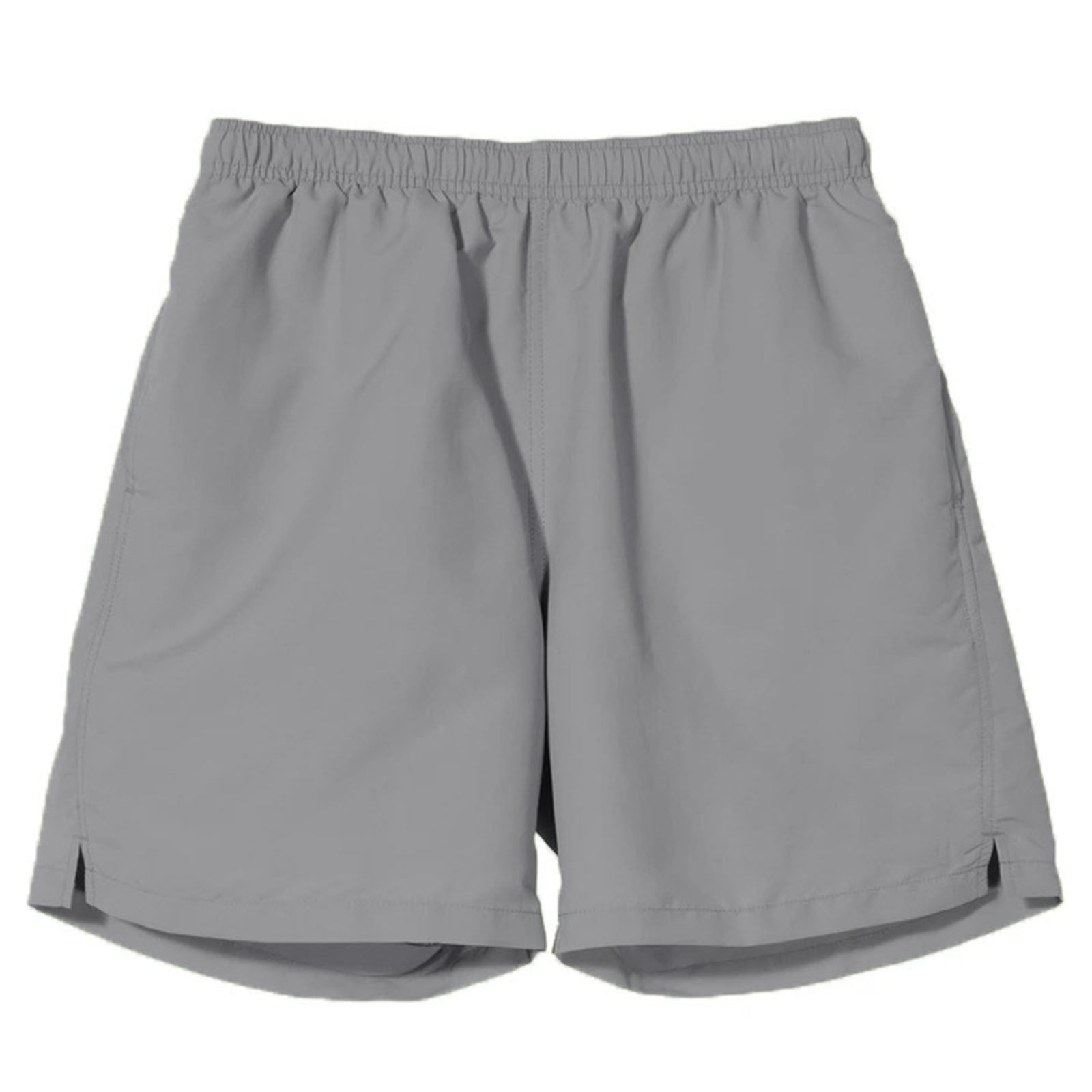 Men's Casual Gray Cotton Shorts With Pockets And Elastic Waistband For Spring Comfort Fit main image 0