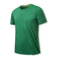thumbnail image 1 of AHTJRT Men's UPF 51+ Sun Protection Swim Shirt Short Sleeve Lightweight and Quick-Drying Rash Guard Army Green 4XL, 1 of 6