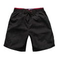 thumbnail image 1 of AHTJRT Mens Quick Dry Swim Trunks with Liner Stretch Swimming Board Shorts Black M, 1 of 3