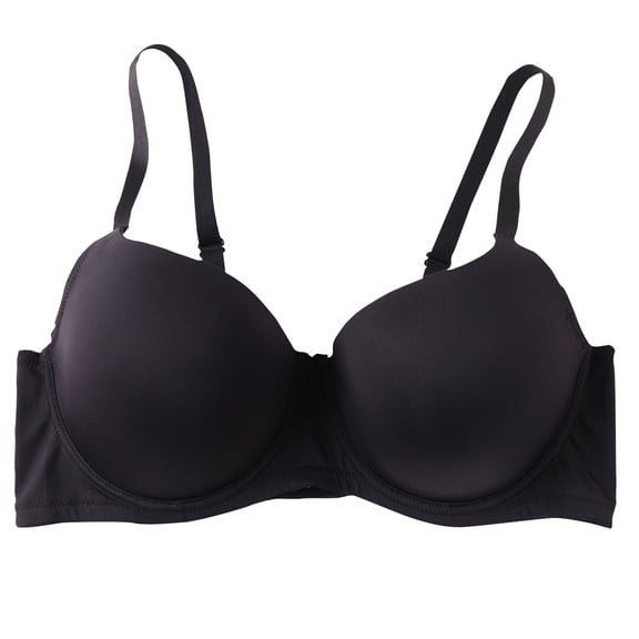 AHTJRT Racerback Bralettes for Women Push-Up Full Coverage Seamless Bras Adjustable Wireless Breathable Lingerie Everday Brassiere Black XL