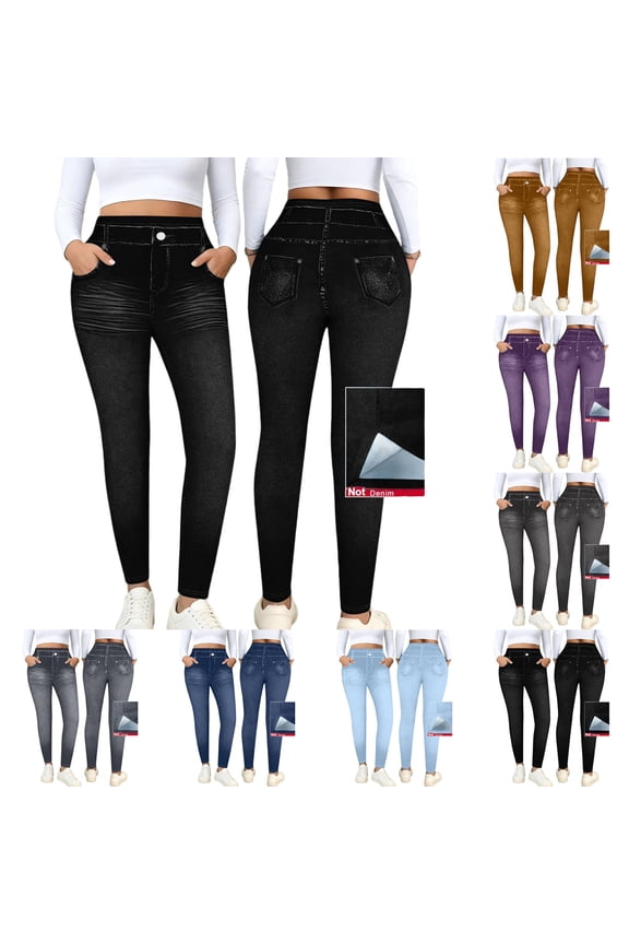 Skinny Jeans for Women Tummy Control Butt Lifting Curvy Denim Pants High Stretchable Workout Streetwear Jeggings Light Blue S