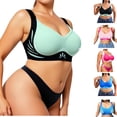 thumbnail image 1 of AHTJRT Smoothing Bra for Women Anti Sagging Wireless Push up Sports Bras No Underwire Fixed Padded Full Coverage Bralettes Hot Pink XXL, 1 of 8