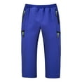 thumbnail image 1 of AHTJRT Snow Pants for Boys Girls Kids Elastic Waterproof Windproof Trousers with Multiple Pockets Thermal Fleece Hiking Climbing Skiing Pants Blue 16-17 Years, 1 of 6