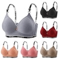 thumbnail image 1 of AHTJRT Sports Bra for Women Impact Stretchy Workout Gym Activewear Bras V Neck Racerbacks Cami Bralettes with Adjustable Straps Coffee 42, 1 of 3