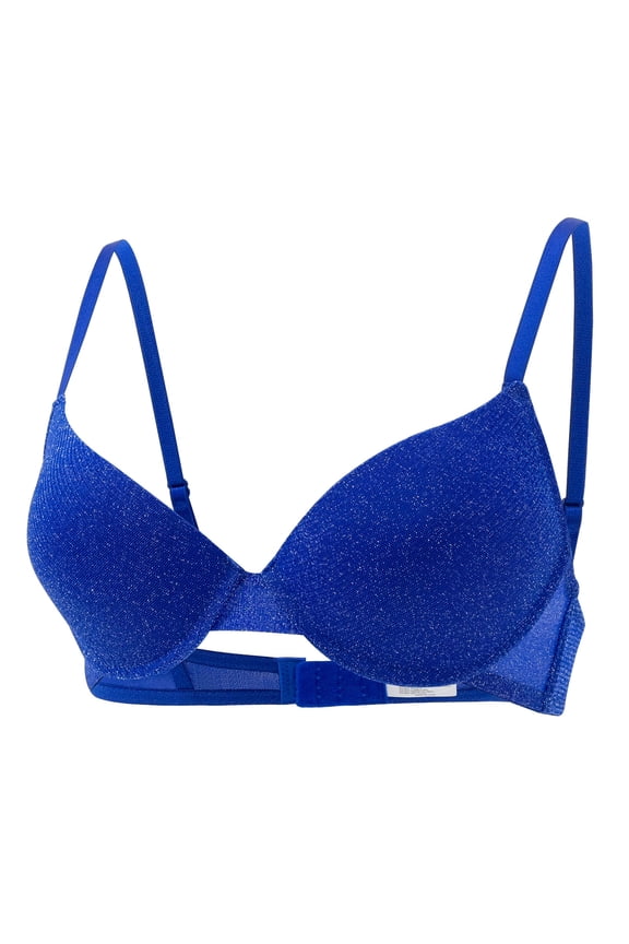 Women's Inbarely Triangle Bralette Comfy Seanless Unlined Racerback Bras Plunge Sleeping Nursing Breastfeeding Bras Blue XXL