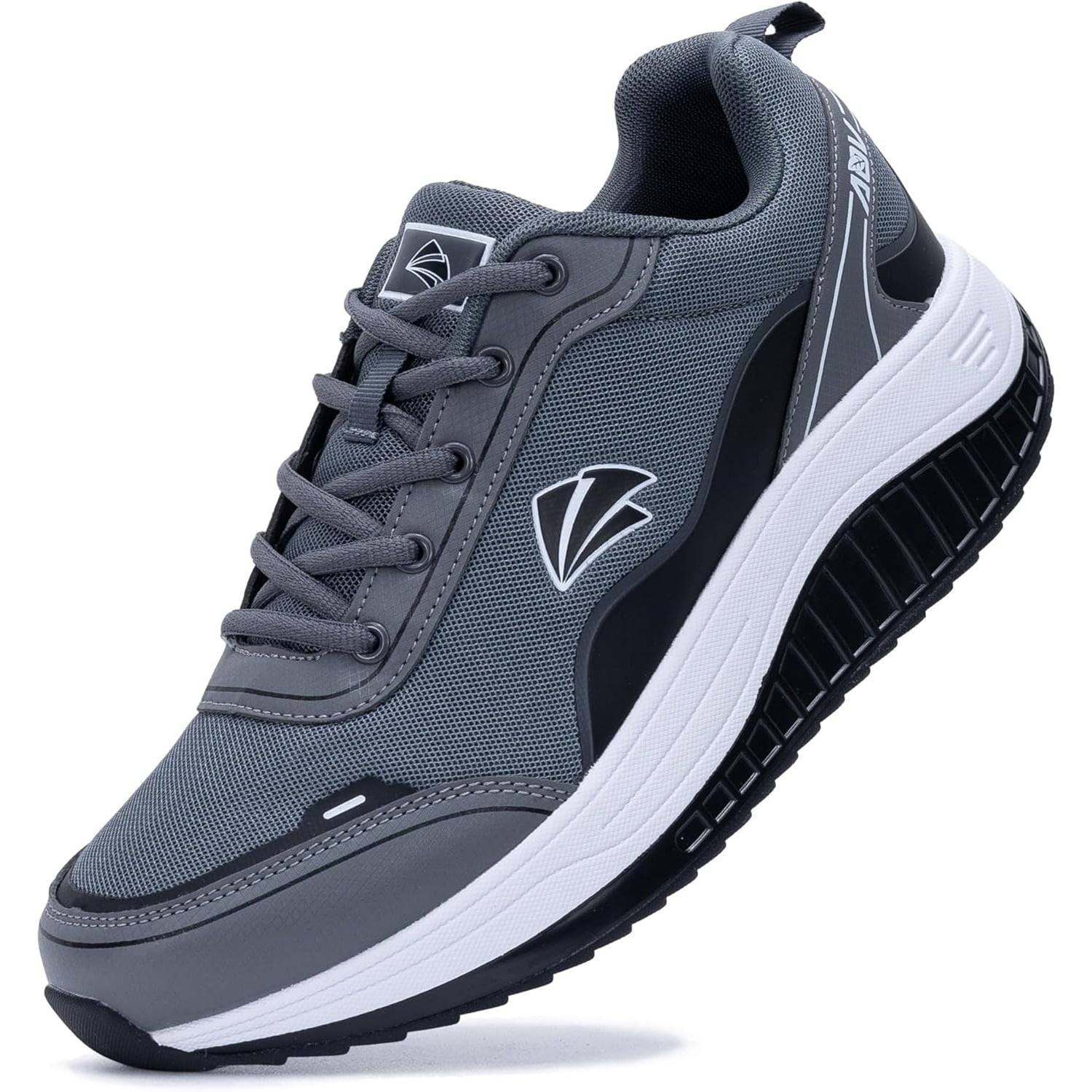 AHUSIR Walking Shoes for Men Arch Support Plantar Fasciitis Shoes ...