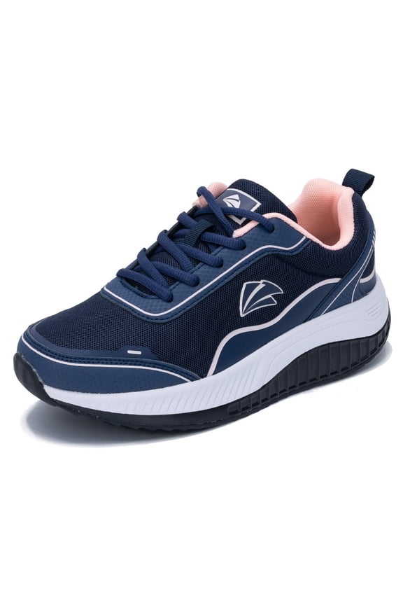 Womens Non Slip Shoes Running Shoes Athletic Cushion Breathable Tennis Fashion Sneakers for Gym Workout Rosebluepink US5.5