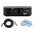 thumbnail image 1 of Rode AI-1 Studio-Quality USB Audio Interface - With 6' 6mm Rubber XLR Microphone Cable, Fiber Optic Cleaning Cloth, 1 of 8