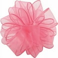 thumbnail image 1 of AI-190927-Q01 1.5 in. x 50 Yards Wired Azalea Pink Sheer Ribbon, 1 of 1