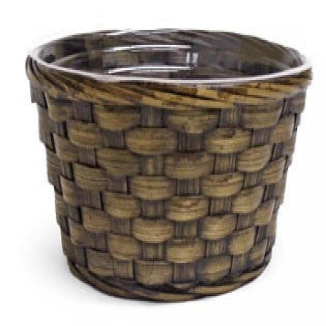 Rustic Brown Wicker Storage Basket