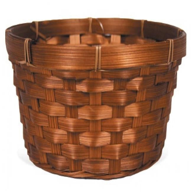 Natural Brown Bamboo Woven Storage Basket