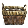 thumbnail image 1 of AI-5269-80-Q12 Swiss Willow with 2 Ear Handles Basket, Brown - Set of 12, 1 of 1