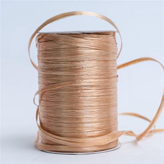 AI-75015-Q04 100 Yards Wraphia Pearlized Gold Ribbon - Set of 4