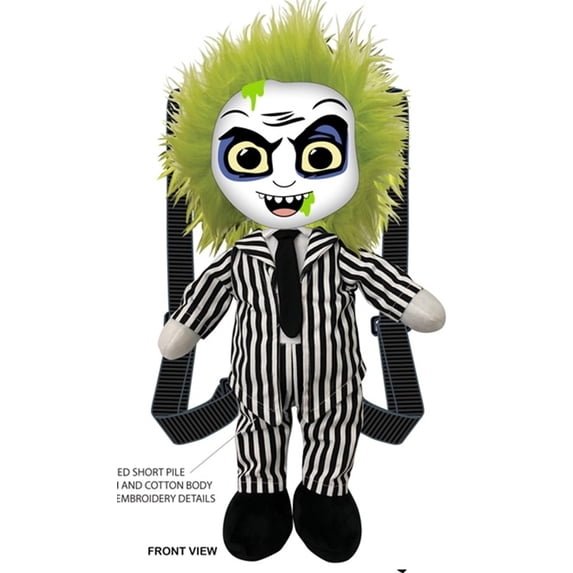 AI ACCESSORY INNOVATIONS Beetlejuice 18" Plush Backpack