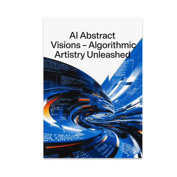 AI Abstract Visions Poster Print - Digital Art Enthusiast - 13x19 Poster Print