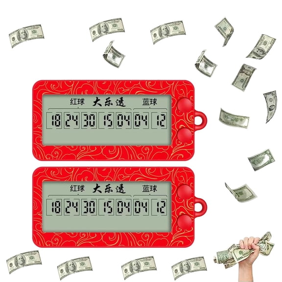 AI Algorithm Probability Double Lottery Picker, AI Lottery Selector, Lucky Mini Portable Lottery Machine Artifact, lottery defeater software,Still working 9 to 5,Lottery ball machine