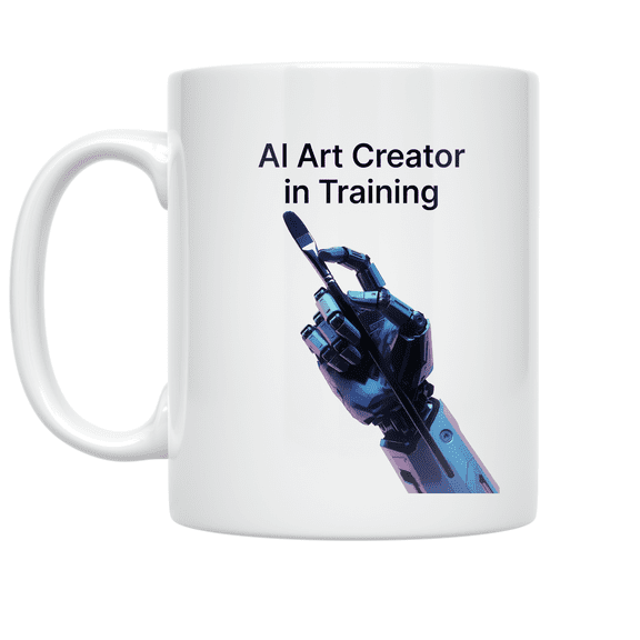 AI Art Creator in Training - Aspiring AI Artist - 11 oz Ceramic Coffee Mug