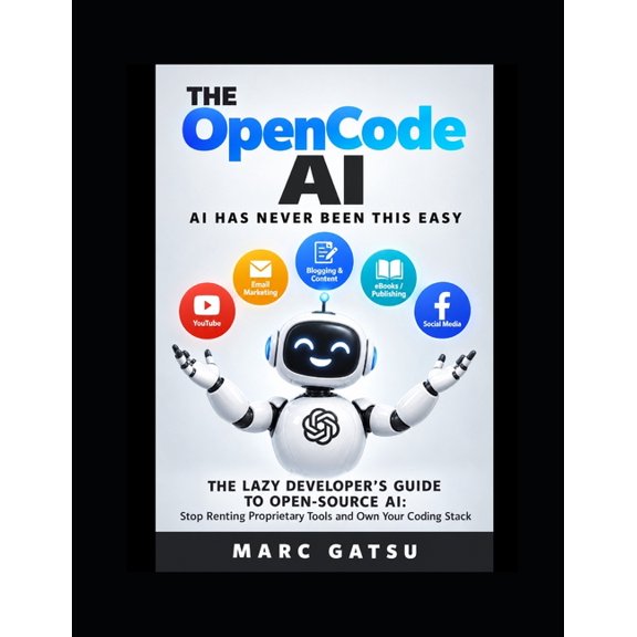 The AI Blueprint OpenCode AI for Beginners: The Lazy Developer's Guide to Open-Source AI: Stop Renting Proprietary Tools and Own Your Cod, Book 2, (Paperback)