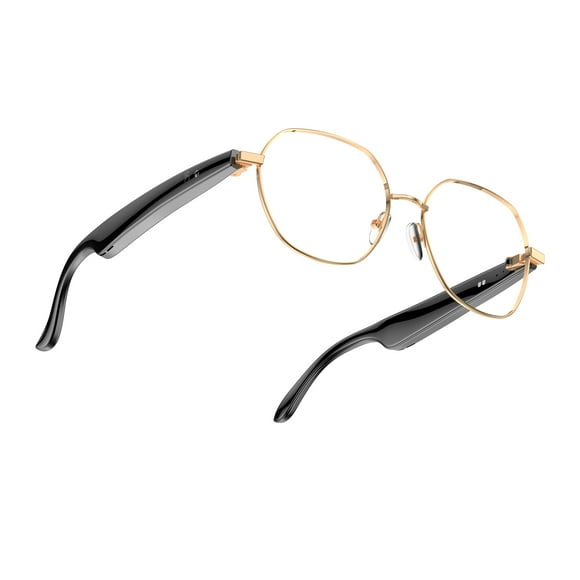 AI Bluetooth Call Business Style Smart Glasses Men & Women, with 163 Real-time Translation Glasses, Open Ear, Noise Cancelling Microphone Music Playback, IP65 Waterproof