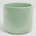 thumbnail image 1 of AI-CE10-440-Q02 Light Green Striped Planter - Set of 2, 1 of 1