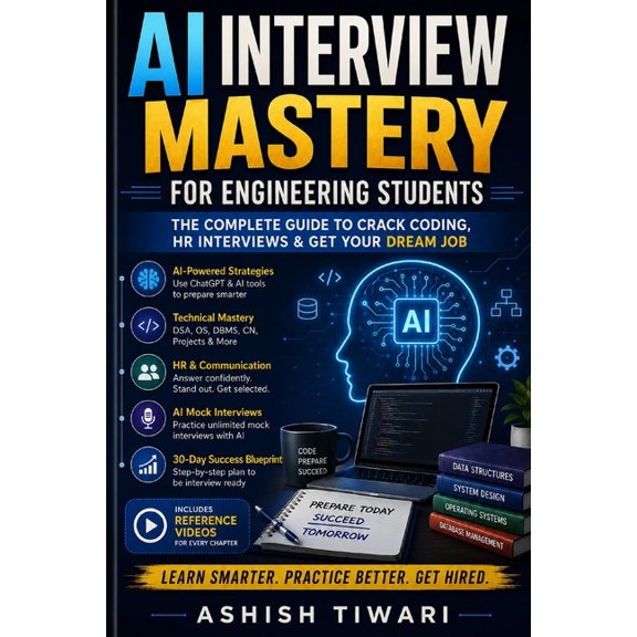 AI Career Navigator Series for Engineeri AI Interview Mastery for Engineering Students: Master technical interviews, HR interviews, coding assessments, mock inte, (Paperback)