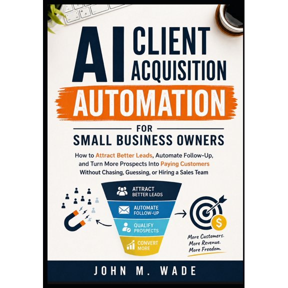 AI Client Acquisition Automation for Small Business Owners: How to Attract Better Leads, Automate Follow-Up, and Turn Mo, (Paperback)